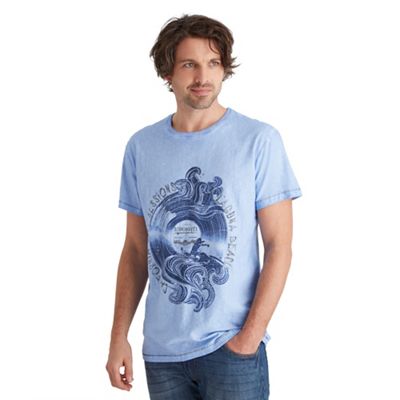 Blue california surf sessions t-shirt